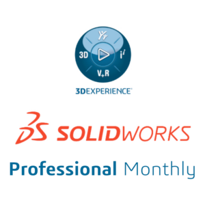 3DEXPERIENCE SOLIDWORKS Professional Monthly Subscription (Min 12 Months)